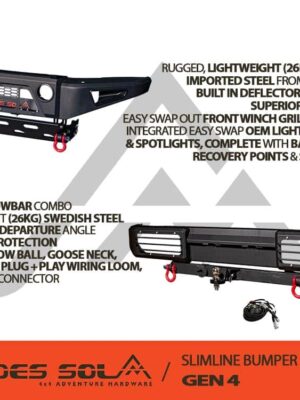 Des Sol Jimny Front and Rear Bumper Combo – Gen 4 *Fitment Included
